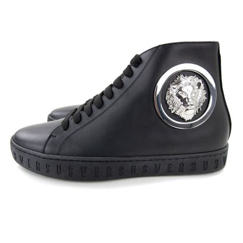 versace versus sneaker|versace zipped high top sneakers.